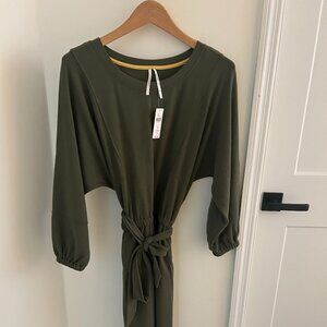 Anthropologie Midi Fleece Athleisure Dress